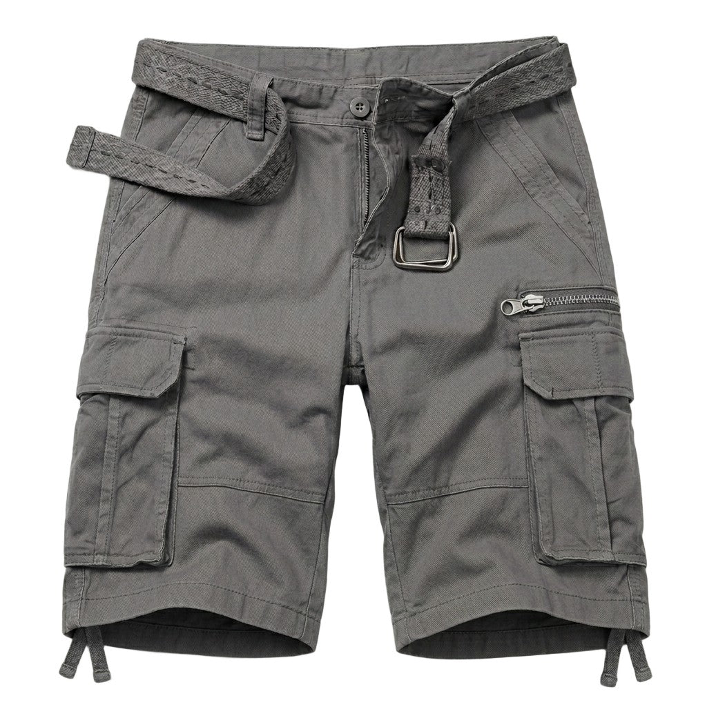 TRGPSG Men's Cargo Shorts, Multi-Pocket Work Shorts,Relaxed Fit Cotton Summer Shorts(No Belts)