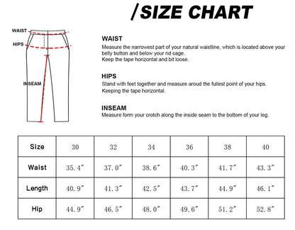 TRGPSG Men's Winter Snow Outdoor Cargo Pants 4 Pockets Warm Thermal Windproof Hiking Pants