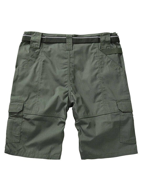 TRGPSG Tactical Shorts for Men Outdoor Hiking Camping Lightweight Breathable Cargo Shorts Elastic Waist Shorts