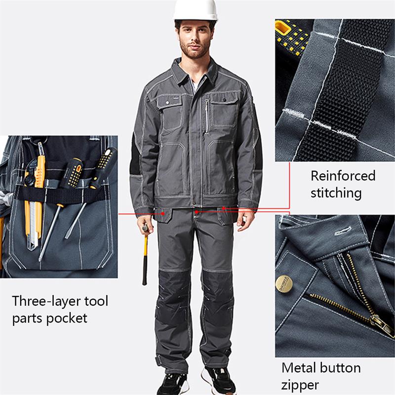 TRGPSG Men's Utility Cargo Work Pants Durable 13 Pockets Carpenter Pants