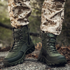 TRGPSG Men's Lightweight Work Boots Durable Tactical Boots Desert Boots