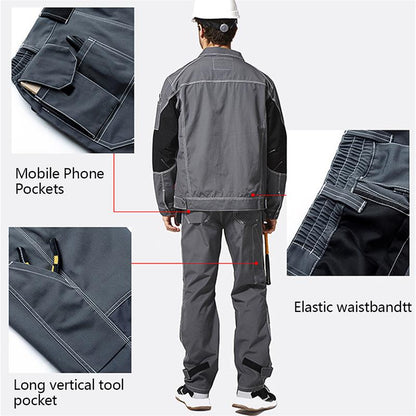 TRGPSG Men's Utility Cargo Work Pants Durable 13 Pockets Carpenter Pants