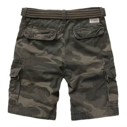 TRGPSG Men's Cargo Shorts Multi-Pocket Cotton Work Shorts