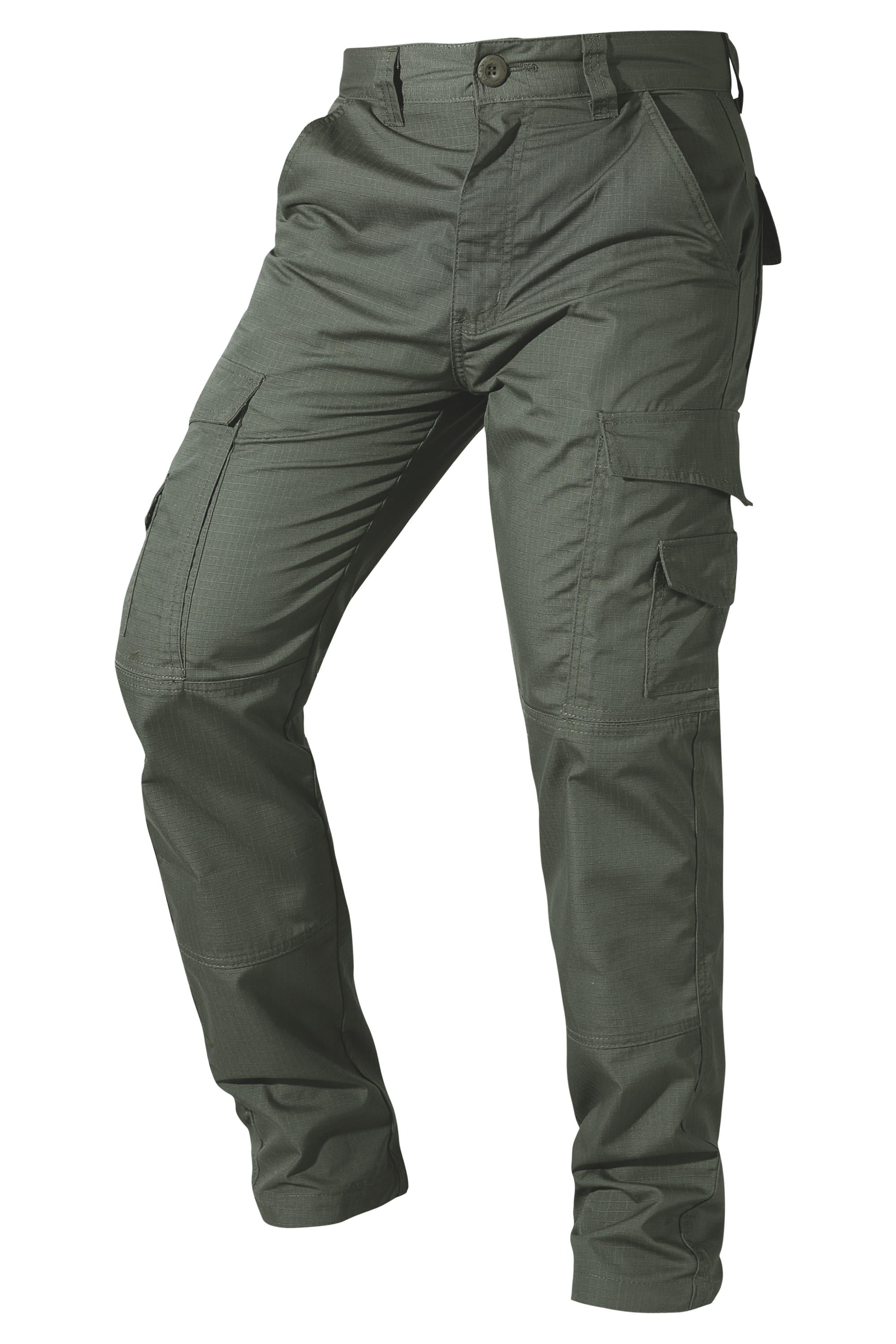 US Men's Cargo Work Pants 100% Cotton Workwear Tactical Combat Outdoor Long  Pant