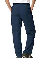 TRGPSG Mens Hiking Pants Convertible Zip Off Quick Dry Lightweight Outdoor Travel Safari Pants