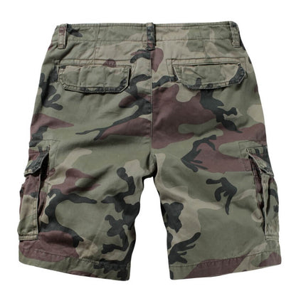 TRGPSG Men's Cargo Shorts Multi-Pocket Cotton Work Shorts