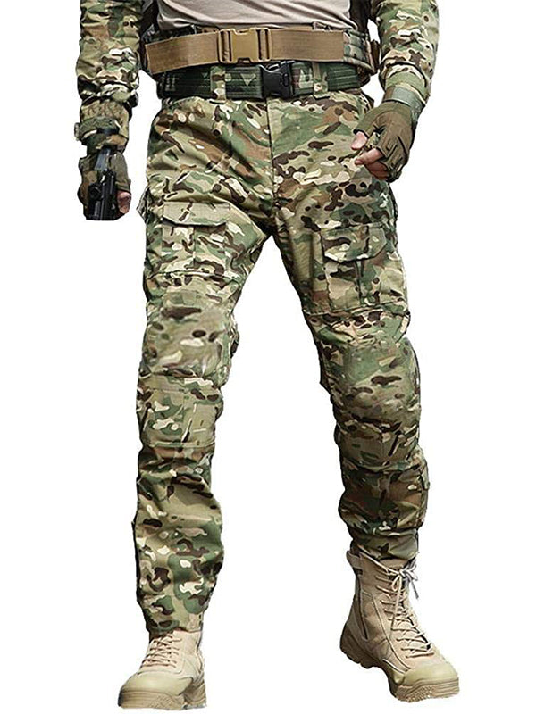 TRGPSG Men's Waterproof Hiking Pants,Scratch-Resistant Military Combat Tactical Pants,Outdoor Work BDU Cargo Pants Workwear
