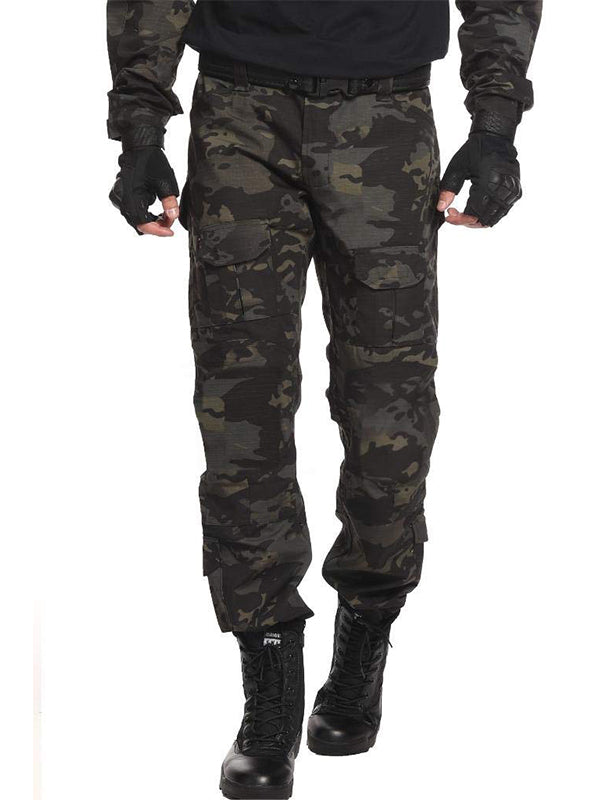 TRGPSG Men's Waterproof Hiking Pants,Scratch-Resistant Military Combat Tactical Pants,Outdoor Work BDU Cargo Pants Workwear