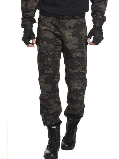 TRGPSG Men's Waterproof Hiking Pants,Scratch-Resistant Military Combat Tactical Pants,Outdoor Work BDU Cargo Pants Workwear
