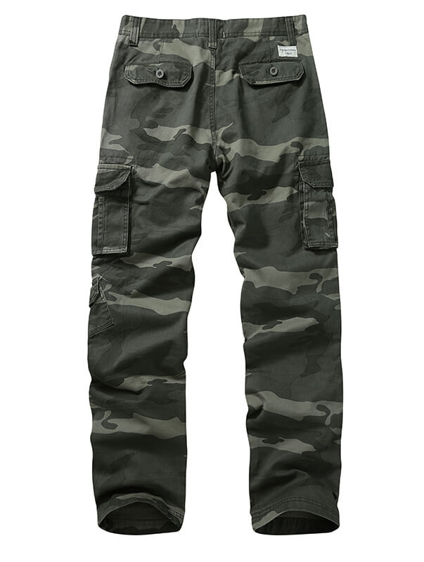 TRGPSG Men‘s Military Tactical Combat Camo Hiking Pants with Multi-Poc