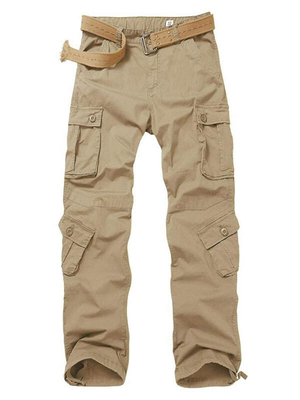 TRGPSG Men's Lightweight Casual Cargo Pants, Military Combat Relaxed Fit Tactical Work Pants