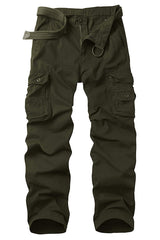 TRGPSG  Men's Casual Cargo Pants Military Army Camo Pants Combat Work Pants with 8 Pockets
