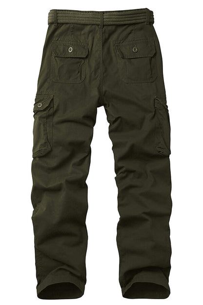 TRGPSG  Men's Casual Cargo Pants Military Army Camo Pants Combat Work Pants with 8 Pockets