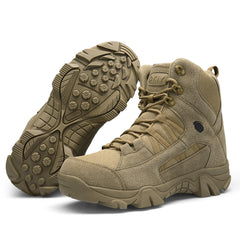 TRGPSG Men’s Tactical Boots Lightweight Work Boots Outdoor Jungle Anti-Slip Boots of Hiking Boots