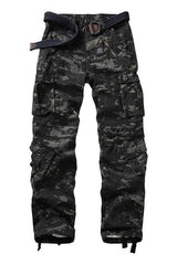 TRGPSG Men's Casual Relaxed Fit Cargo Pants Multi-Pocket Work Pants