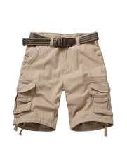TRGPSG Cargo Shorts for Men Cotton Work Casual Shorts with Pockets