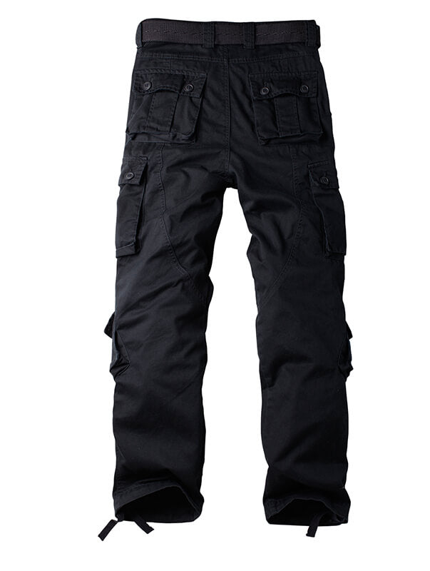 TRGPSG Men's Casual Relaxed Fit Cargo Pants Multi-Pocket Work Pants