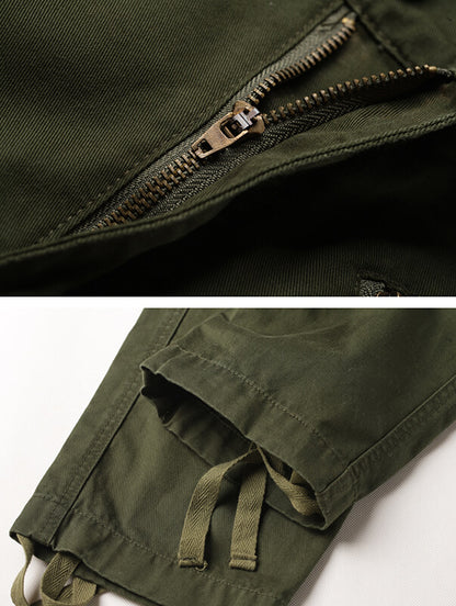 work_pants-army_green detail